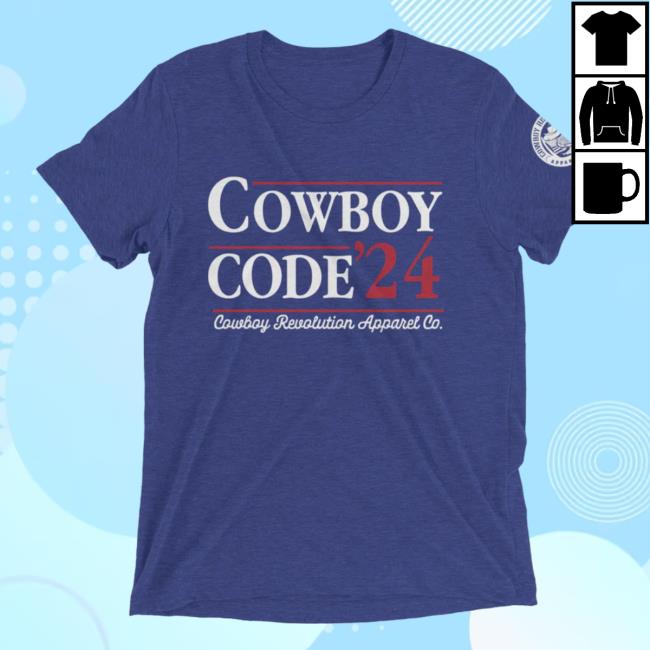 "Cowboy Code '24" Cowboy Revolution Shirt